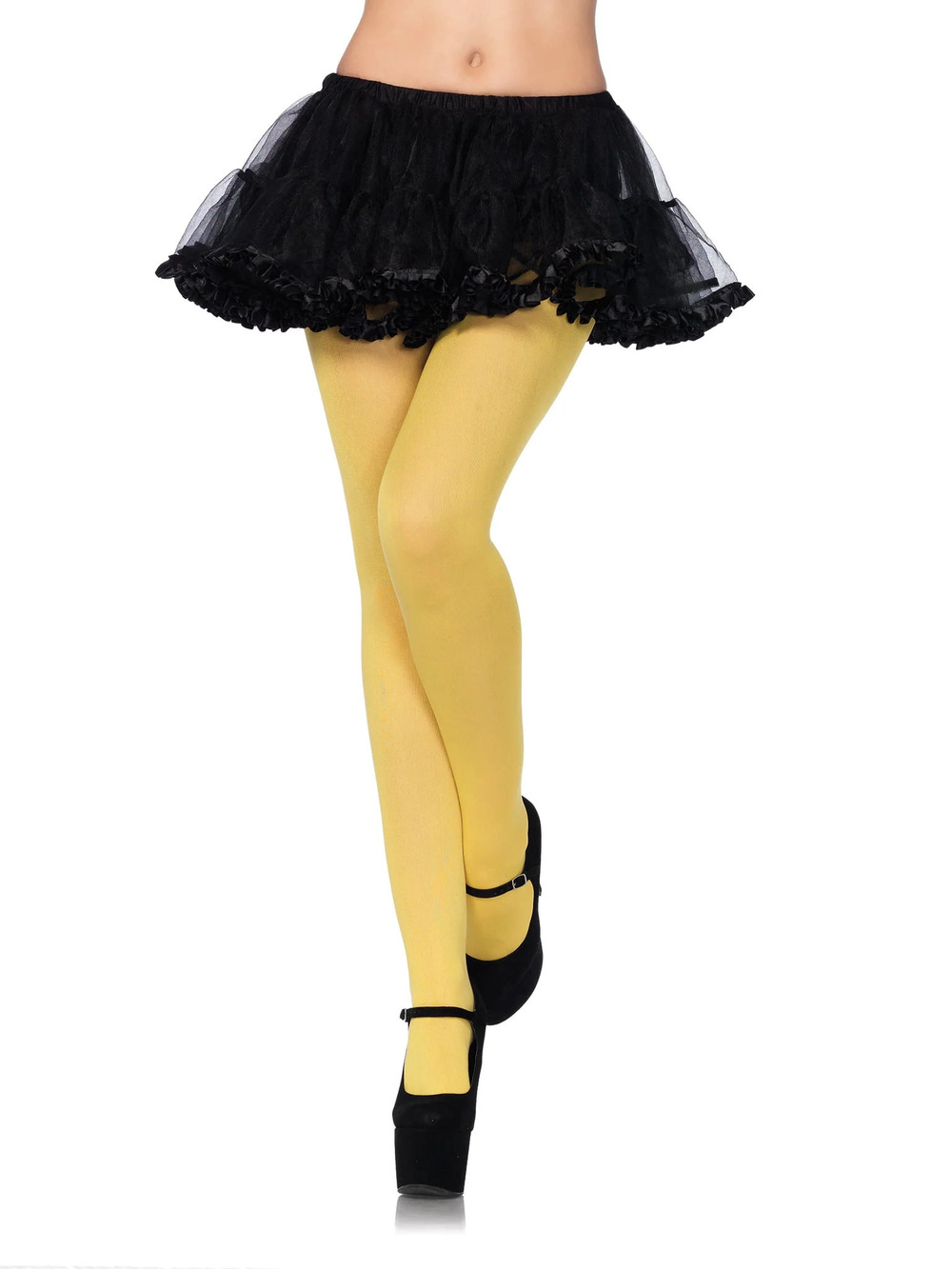 Leg Avenue - Ari Nylon Women's Tights - YELLOW